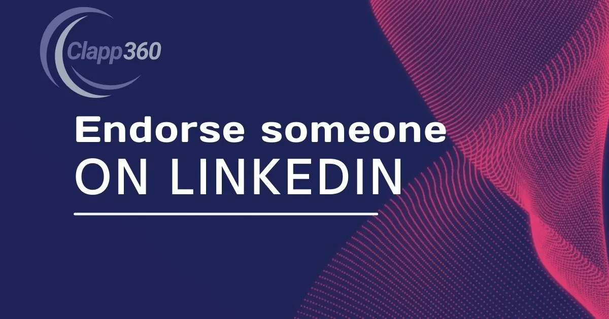 Endorse someone on linkedin