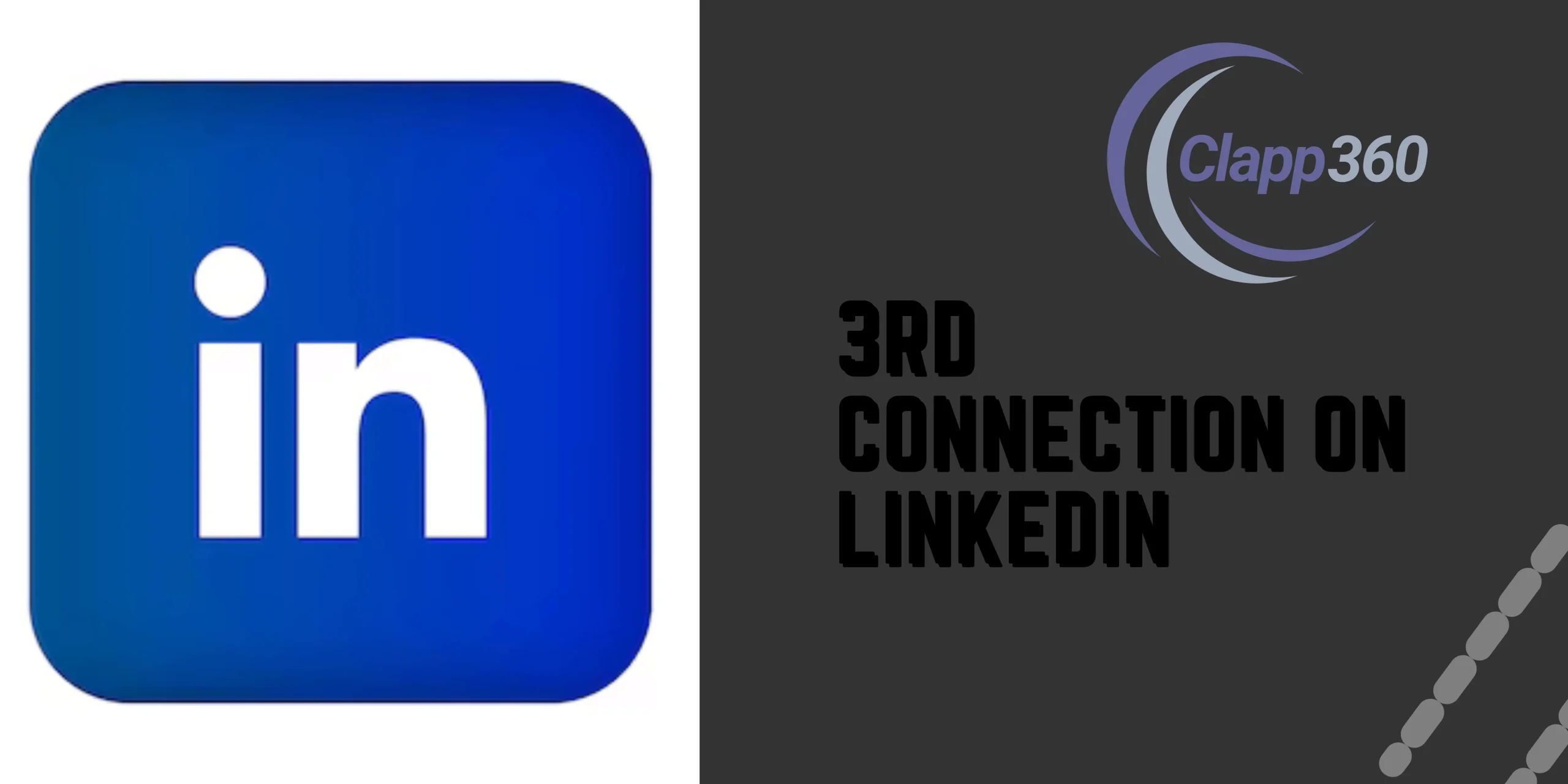 LinkedIn network interface highlighting a 3rd-degree connection